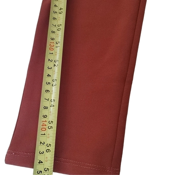 Revamped ruffled peplum skinny brown two piece women jumpsuit US L never worn - Picture 10 of 13